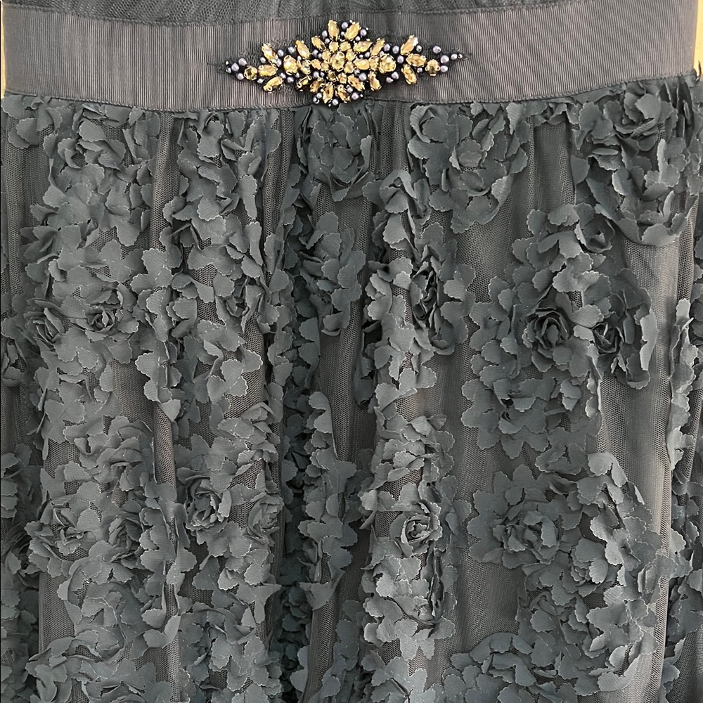 Adrianna Papell Midnight Blue Dress Size 4 - Picture 5 of 7